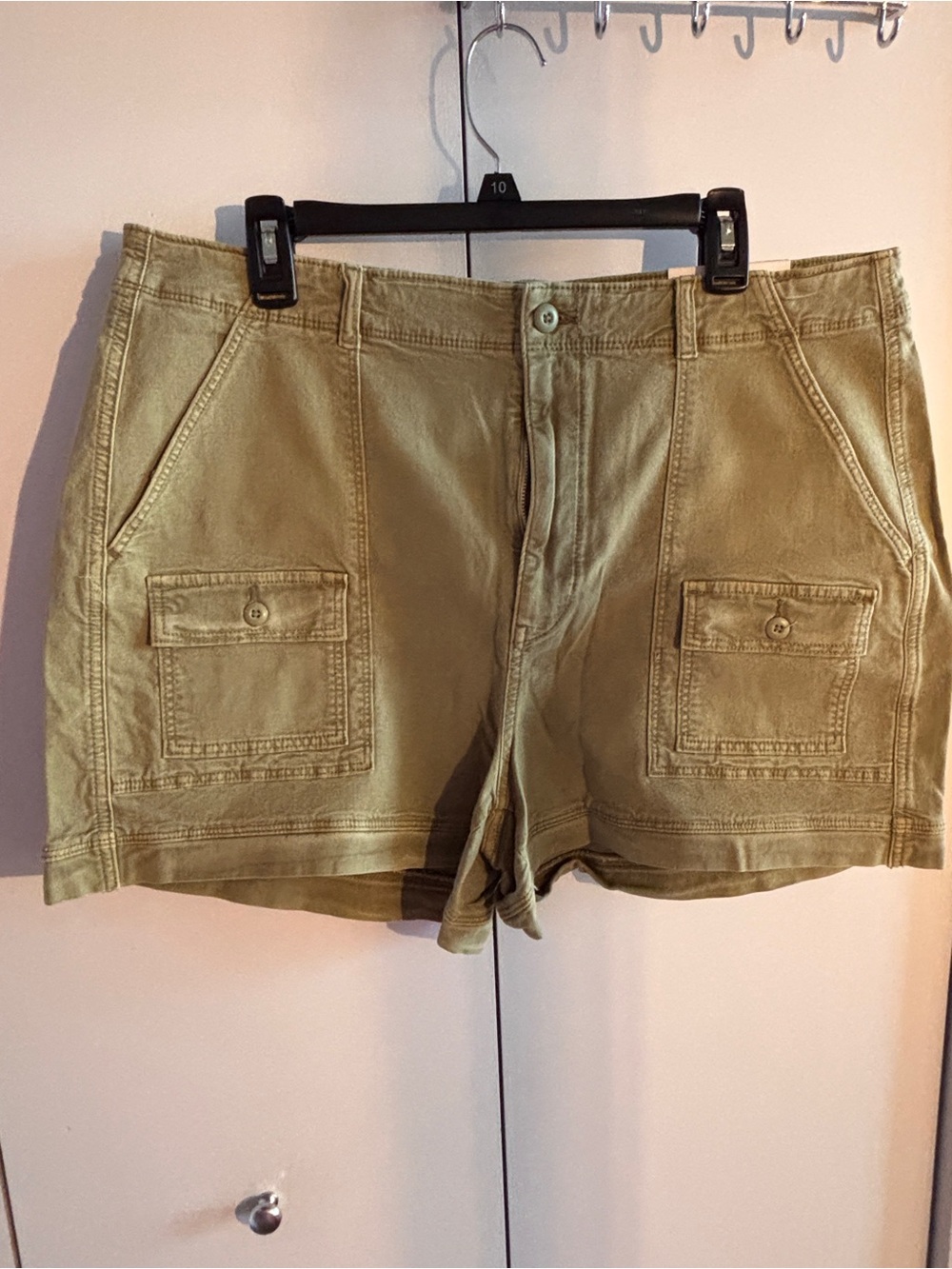 American Eagle Outfitters NWT Olive Cargo Shorts 90s boyfriend fit